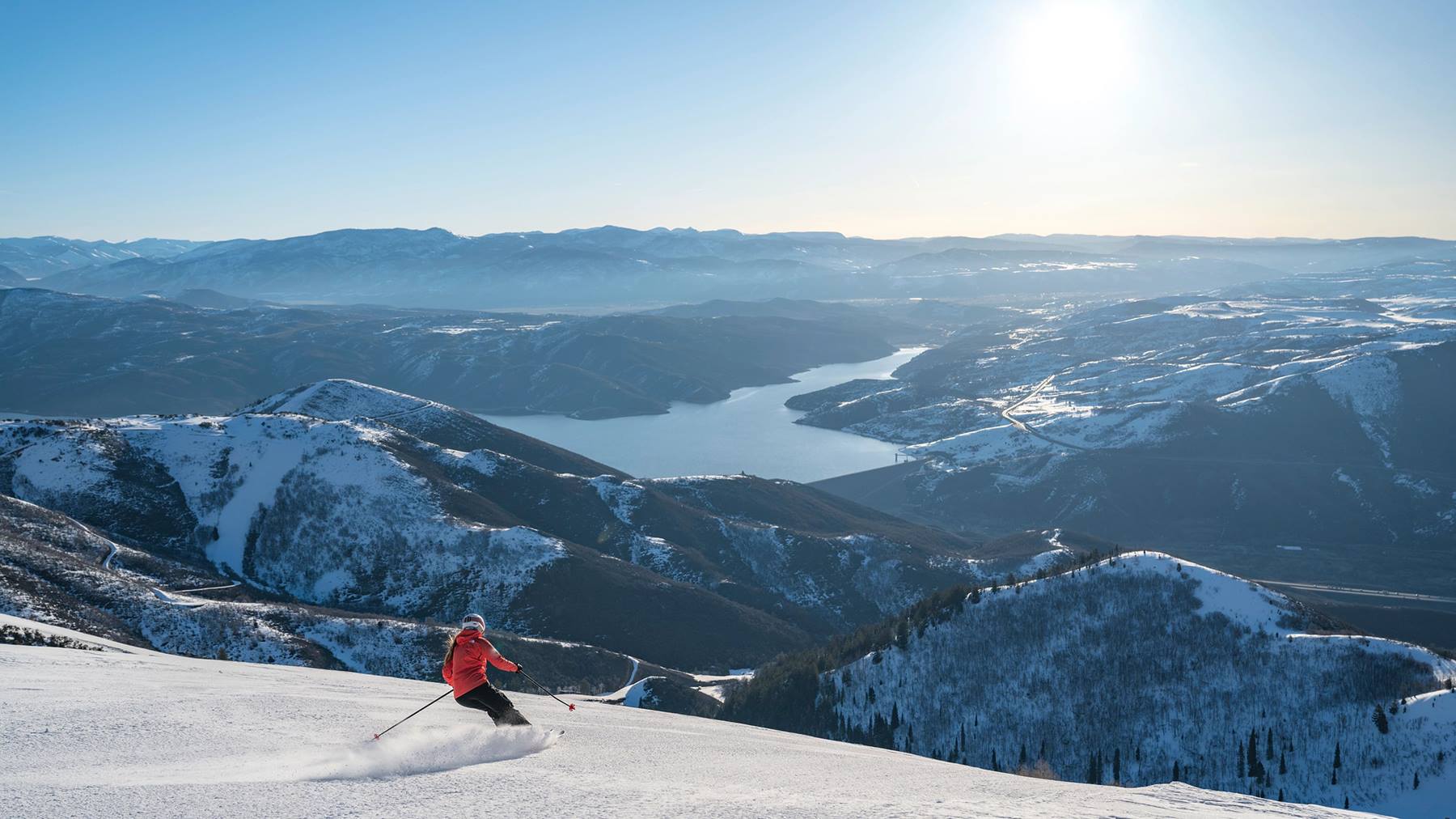 woman-skiing-deer-valleys-expanded-terrain deer valley